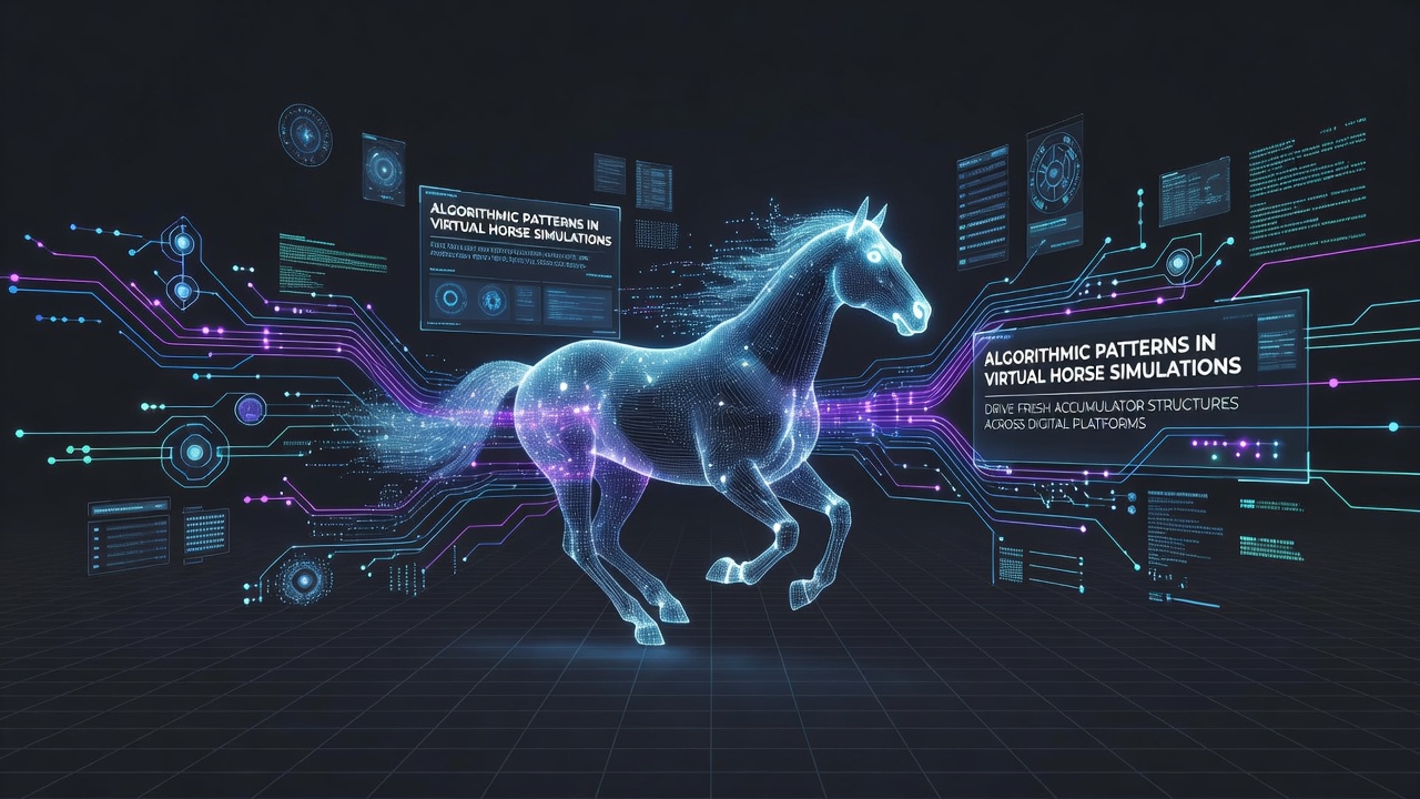 Algorithmic analysis of virtual horse racing simulations displayed on digital betting interfaces