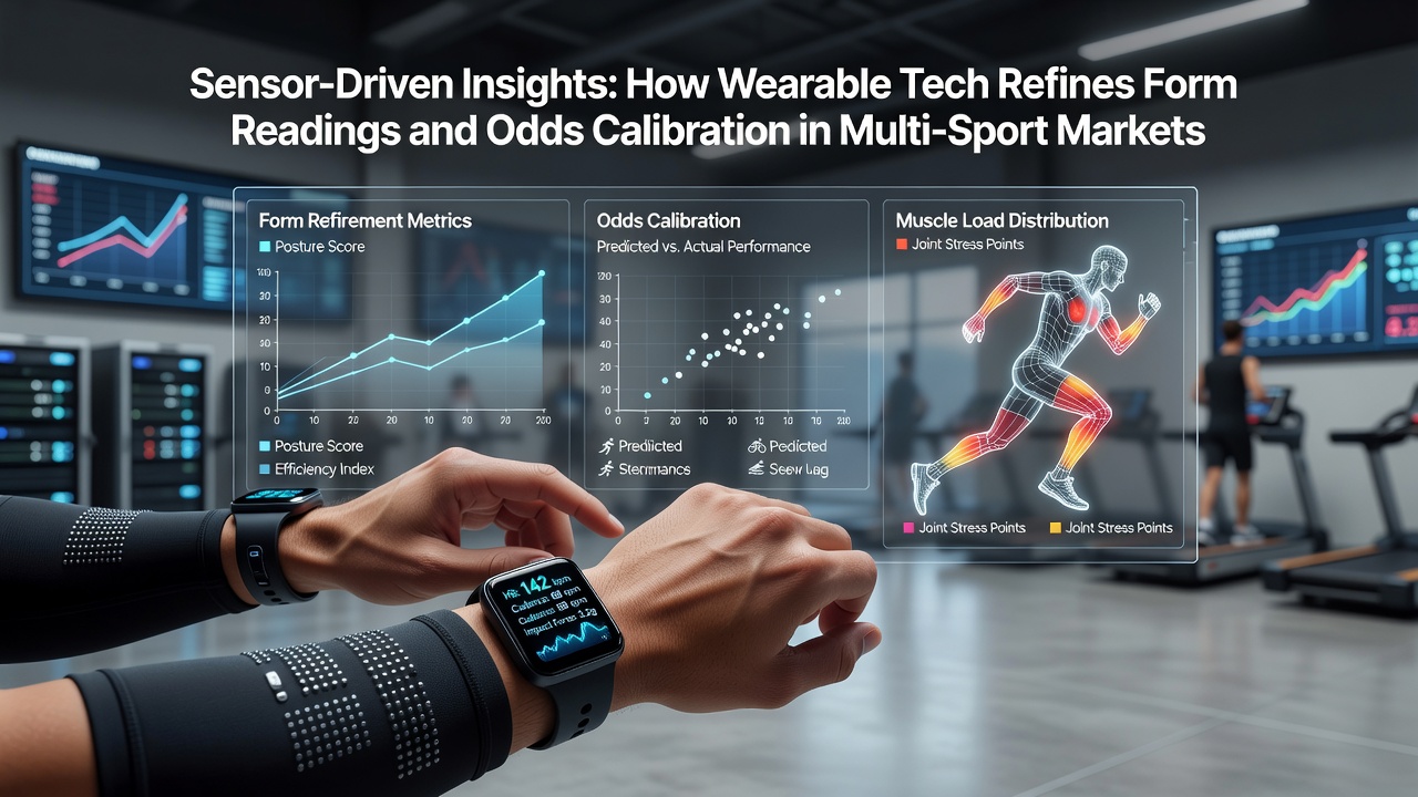 Wearable sensors tracking athlete movement and biometric data during a multi-sport training session