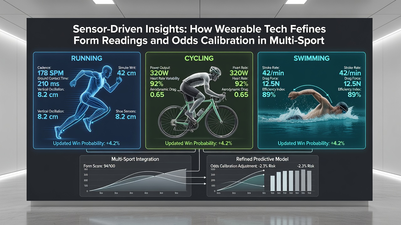 Data visualization dashboard displaying real-time sensor readings integrated with betting market odds for various sports